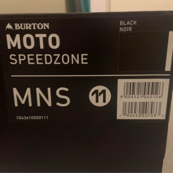 Burton Snowboard Boots Moto Speedzone Lacing New In Box Size 11 Black - Picture 8 of 10